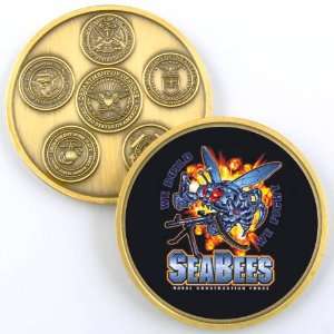  NAVY SEABEES SUPER BEE PHOTO CHALLENGE COIN YP620 