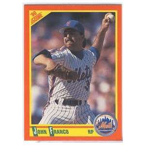 1990 Score Rookie and Traded 15T John Franco New York Mets (Baseball 