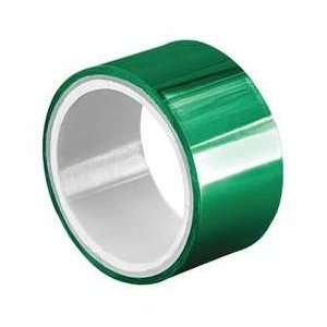   Poly Tape,4 In. X 5 Yd.,green   INDUSTRIAL GRADE