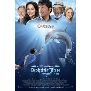  Dolphin Tale Movie Poster Double Sided Original 27x40 