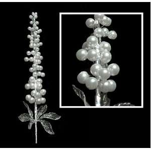  4 pcs 30 tall White Pearl Like Branch Stem for Wedding 