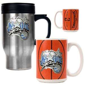  Orlando Magic NBA Stainless Steel Travel Mug & Gameball 