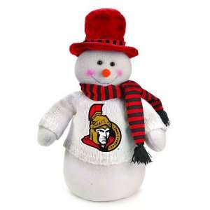 18 NHL Ottawa Senators Snowman Decoration Dressed for Winter  