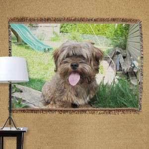   Blanket Add Your Pets Photo Tapestry Throw Blanket Pet Lover  