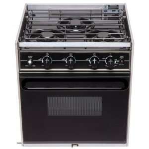 Seaward Three Burner Euro Style Gas Range with Broiler 21 3/8 x 21 x 