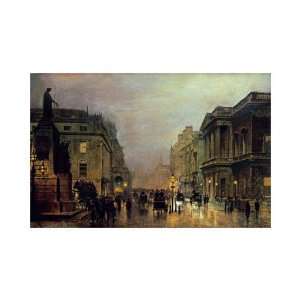  Pall Mall by John Atkinson Grimshaw. size 20 inches width 