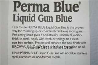 PERMA BLUE GUN BLUEING FOR RIFLES SHOTGUNS HUNTING BNWT  