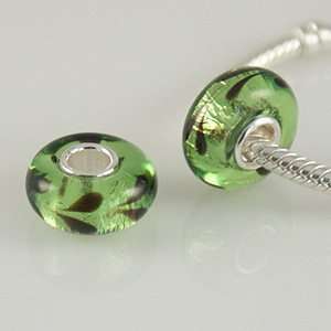  Pandora style glass bead