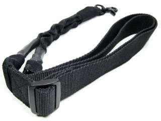 NcStar Heavy Duty Single Point Clamp Bungee Sling Black  