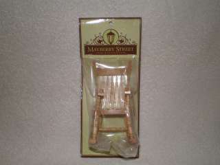 MS Mayberry Street Miniatures Dollhouse Rocking Chair  