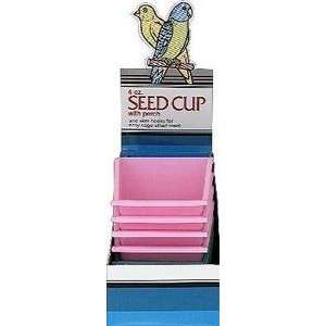  Seed Cup With Hooks 4oz (12pk) (Catalog Category Bird / Cups 