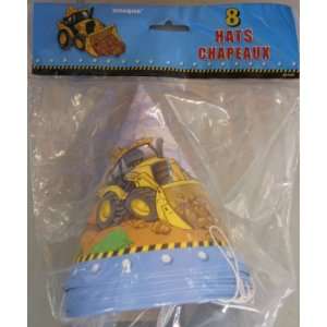    Ultimate Construction Party Hats 8pk.