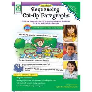  6 Pack CARSON DELLOSA SEQUENCING CUT UP PARAGRAPHS BOOK 