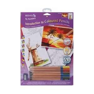   To Art By Number Kit Colored Pencils; 2 Items/Order