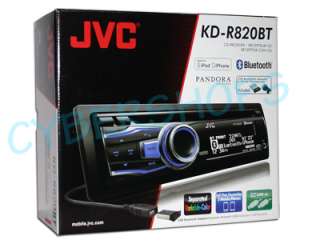 BRAND NEW JVC KD R820BT USB/CD/ IN DASH RECEIVER WITH BLUETOOTH 