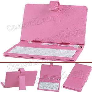  7 Pink Tablet Case W/ USB Keyboard for Pandigital Star 
