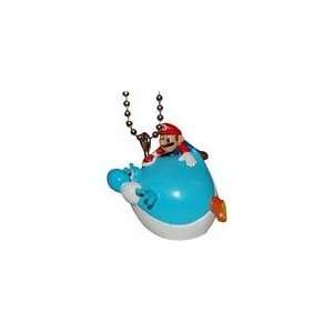  Super Mario Galaxy 2 Keychain Mario & Fat Blue Yoshi Toys 