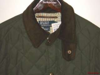 NWT $450 Polo Ralph Lauren Quilted Fall Winter Jacket Medium  