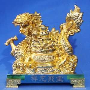 Golden Dragon Carrying Wealthy Pot 