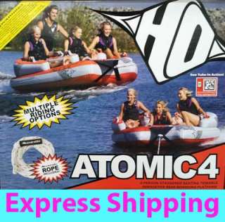   HO Atomic 4 Towable Water Tube Boat Lake Ski Inflatable 1 2 3 4 Person