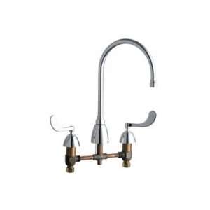  Chicago Faucets Deck Mounted Widespread Faucet 201 AGN8AE3 