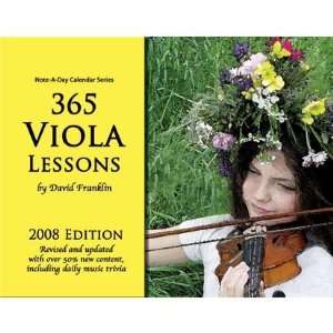 Note A Day 365 Viola Lessons 2008 Calendar Musical 