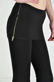 Leggings Double Side Zipper Skirt (High Quality) S M L  