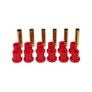  Prothane 6 1004 Red Rear Spring Eye and Shackle Bushing 