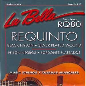  La Bella Requinto Nylon/Silver Plated Wound, RQ80 Musical 