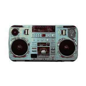  Aqua Boombox Look A Like Art Tough Iphone 4 Cover Cell 