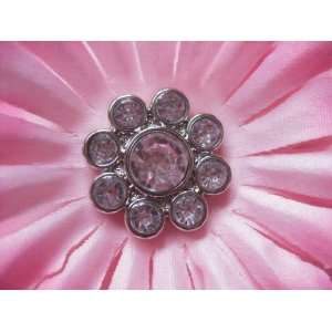   24mm Light Pink Acrylic Rhinestone Buttons 3alp Arts, Crafts & Sewing
