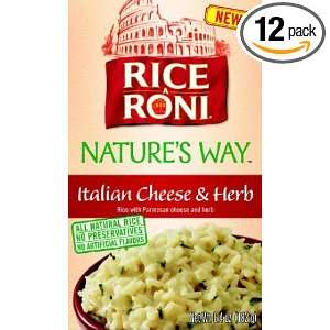 Rice A Roni Italian Cheese Herb Pilaf, 6.4 Ounce Boxes (Pack of 12 