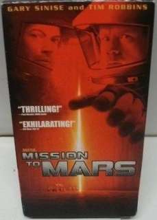 MISSION TO MARS   VHS   GARY SINESE & TIM ROBBINS Space movie 