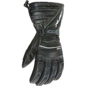  HJC Leather Mens Winter Sport Snowmobile Gloves   Black 