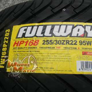 NEW FULLWAY HP168 TIRE 255/30R22 2553022 255 30 22  