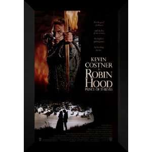  Robin Hood Prince of Thieves 27x40 FRAMED Movie Poster 