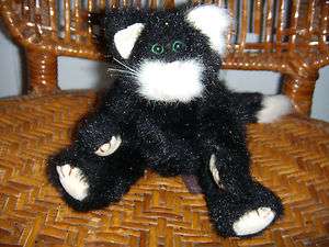 Ty Jointed black white sylvester cat plush stuffed toy  