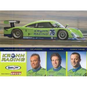   Team Krohn Racing Pontiac Rolex 24 Grand Am postcard 