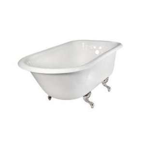  World Imports 403445 Cast Iron Roll Top Tub with Tub Wall 