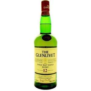   Glenlivet 12Yr Single Malt Scotch Whisky 750ml Grocery & Gourmet Food