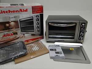 KitchenAid KCO222OB Countertop Oven, Onyx Black 12 Inch Capacity 