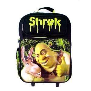  Donkey & Shrek best pals Rolling Backpack School Luggage 