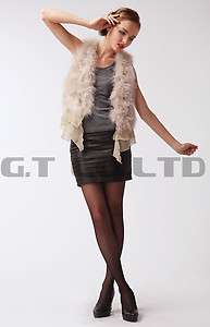 0002 Turkey Fur Vest Waistcoat Sleeveless Wear New Design for Women 