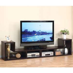 Contemporary Style Dual Unit Entertainment TV Stand  