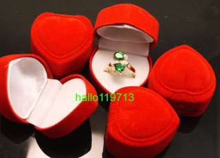 wholesale 48PCS Love heart ring display boxes case  