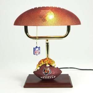  Cincinnati Bengals NFL Mascot Desk Lamp w/ Football Shade 