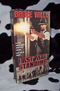 LAST MAN STANDING Bruce Willis VHS MOVIE 794043450730  