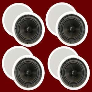  4 Pairs of New 8 In Ceiling Surround Sound HD Home Theater 