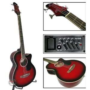  Acoustic Bass Guitar W/ Equalizer & Accessories Musical Instruments