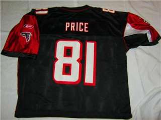 Peerless J. Price #81 Atlanta Falcons Reebok On Field Jersey size XL 